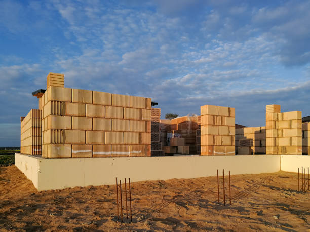 istock View of unfinished house constructed 1269408141