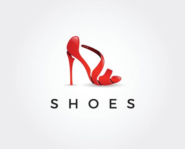 vector icon stock illustration shoes vector icon stock illustration high heel footprint stock illustrations