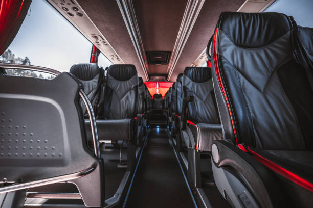 istock Interior of a regular intercity bus 1269410728