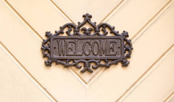 istock metal welcome sign 1269437417