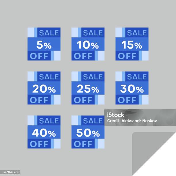 List Diskon Set Label Diskon Persegi Panjang Desain Abadi Yang Mudah Dibaca ...