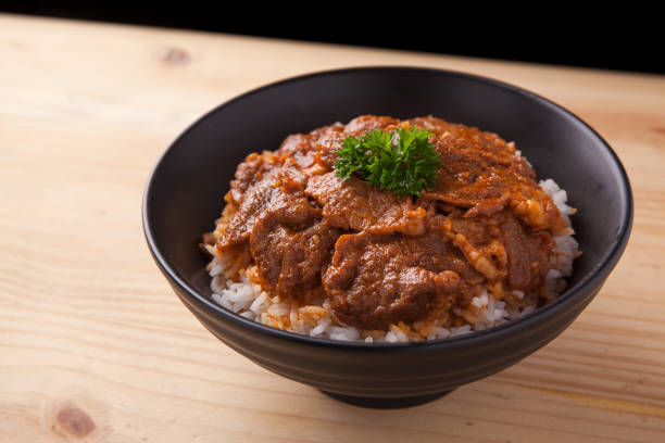 istock Japanese Spicy Pork Rice Bowl 1269453611