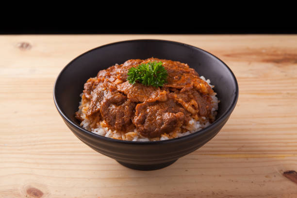 istock Japanese Spicy Pork Rice Bowl 1269453625