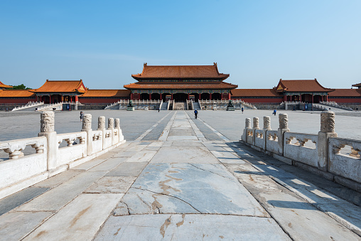 Beijing Forbidden City Square and Palace