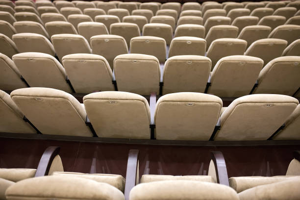 istock Empty comfortable seats in a theater, cinema 1269464639
