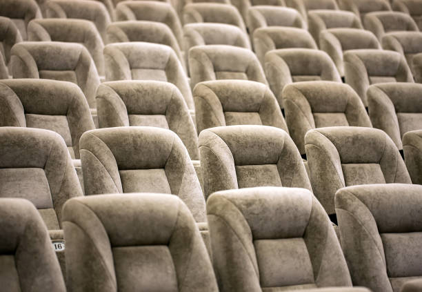 istock Empty comfortable seats in a theater, cinema 1269464665