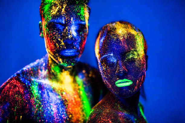 istock people are colored fluorescent powder. a pair of lovers dancing at a disco 1269464849
