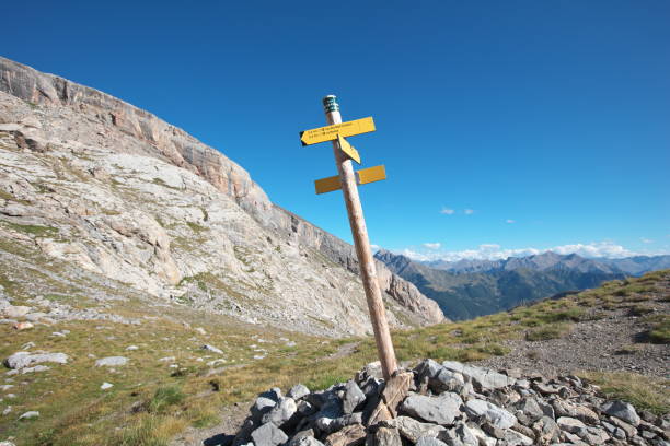 istock The leaning post of the Col de Serenne 2674m 1269468521