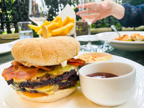 istock Gourmet Steak Burger in London, England 1269469857