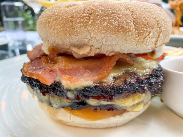 istock Gourmet Steak Burger in London, England 1269469889