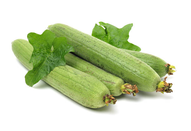 fresh loofah fresh loofah on the white background slate ridge stock pictures, royalty-free photos & images