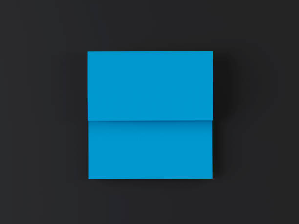 istock Blank business card on black 1269471716