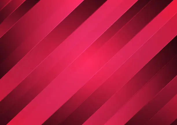 Vector illustration of Abstract geometric diagonal red gradeint background.