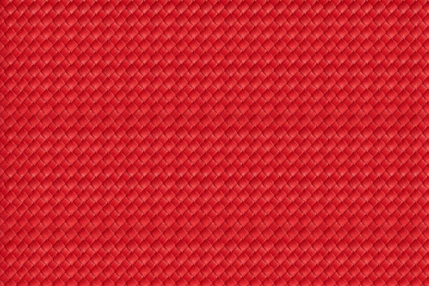 istock Red leather material background. Upholstery. Texture. Close-up 1269481139