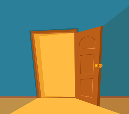 Ilustración de Puerta Abierta De Dibujos Animados Colorida Ilustración Vectorial Entrada Del Apartamento De La Casa y más Vectores Libres de Derechos de Sala de espera - Característica de edificio - iStock Ilustración de Puerta Abierta De Dibujos Animados Colorida Ilustración Vectorial Entrada Del Apartamento De La Casa y más Vectores Libres de Derechos de Sala de espera - Característica de edificio - iStock