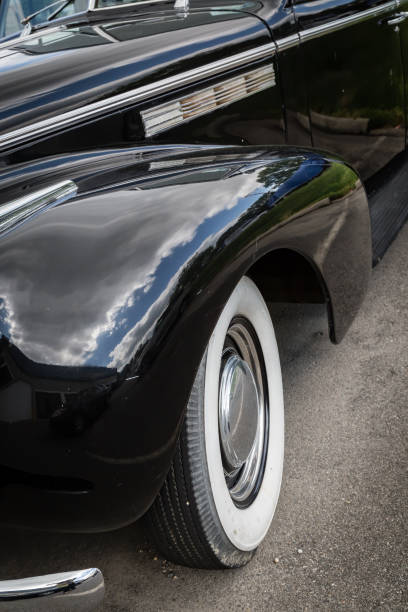 istock Classic 1940 Vintage Black Car 1269498501