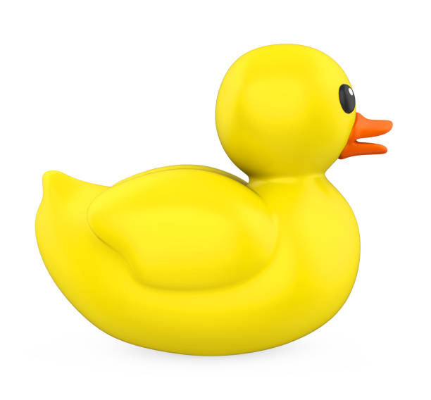 istock Yellow Rubber Duck Isolated 1269500275