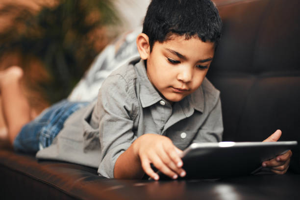 istock Diving into a curious new world online 1269500725