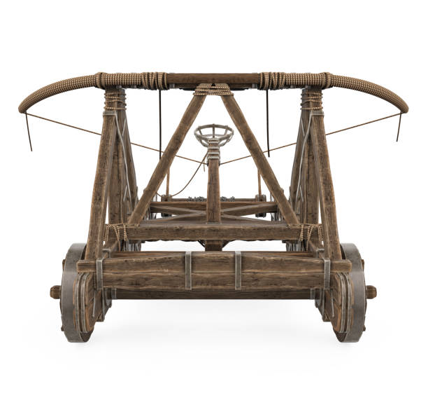 istock Roman Catapult Isolated 1269503546
