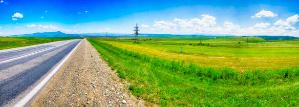 istock Highway on the slope of the mountains 1269503683