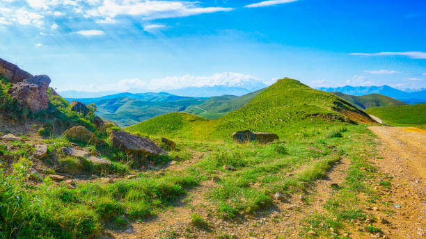 istock Driving road on the mountainside 1269504184