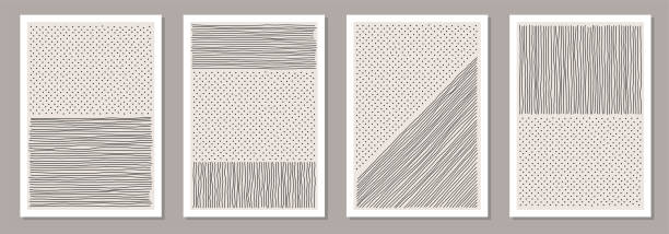 istock Set of trendy abstract creative minimalist artistic hand drawn compositions 1269507935