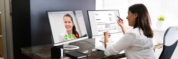 istock Video Conferencing Webinar Meeting. Watching Online 1269511034