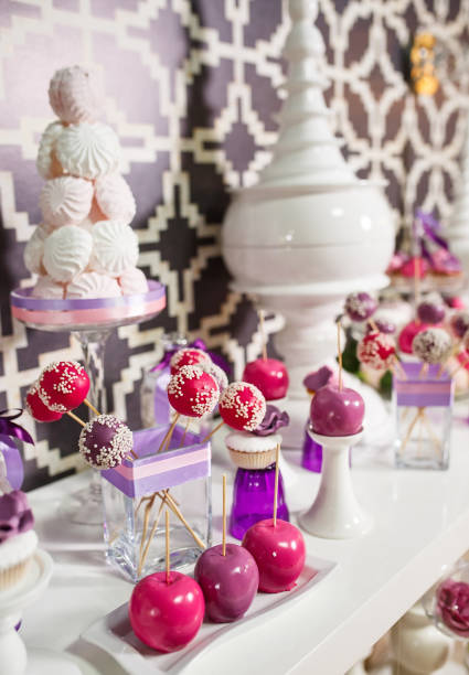 istock Candy bar. Table with sweets on the wedding day 1269511207
