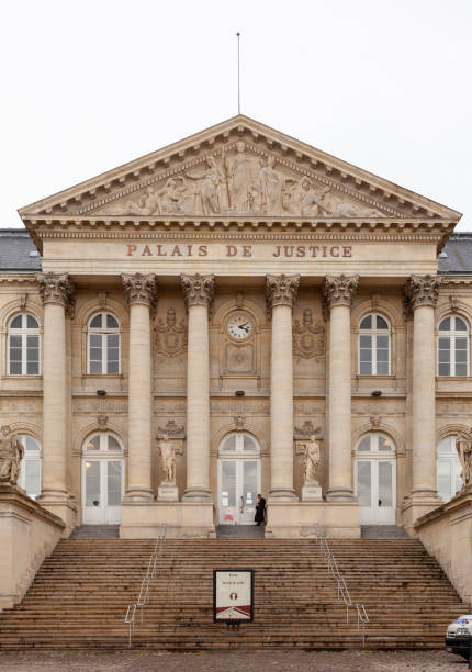 Amiens Courthouse stock photo