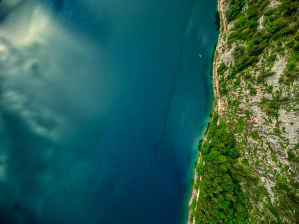 istock Gosausee lake as seeing from above aerial view 1269517432