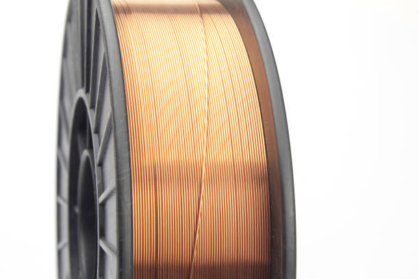 istock Welding wire on a coil for a semi-automatic swirl. 1269523294