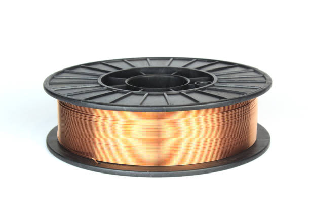 istock Welding wire on a coil for a semi-automatic swirl. 1269523296