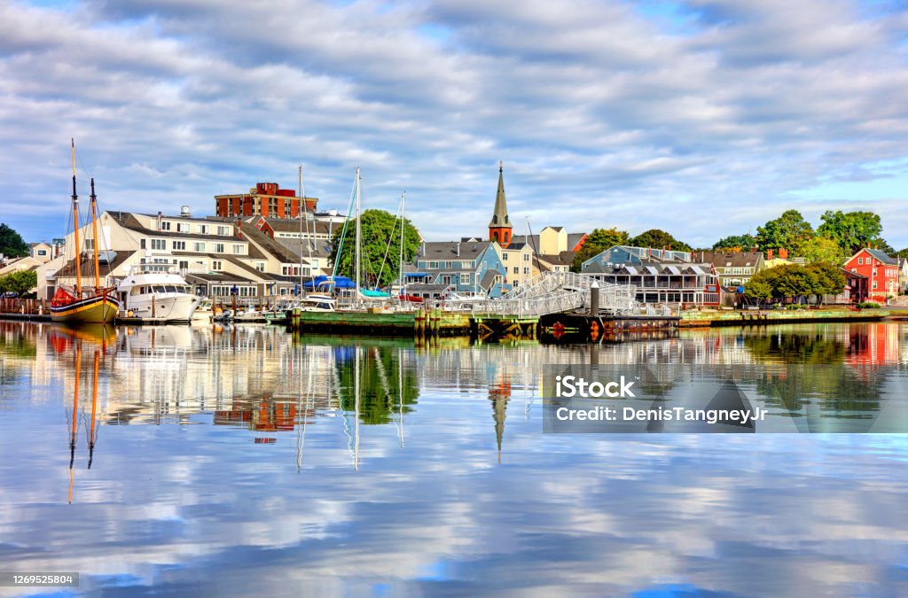 Salem Massachusetts Waterfront Salem is a historic coastal city in Essex County, Massachusetts located in the North Shore region. It was settled in 1626 and was one of the most significant seaports in early American history. Salem - Massachusetts Stock Photo