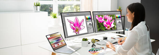 istock Graphic Designer Artist Working 1269531711