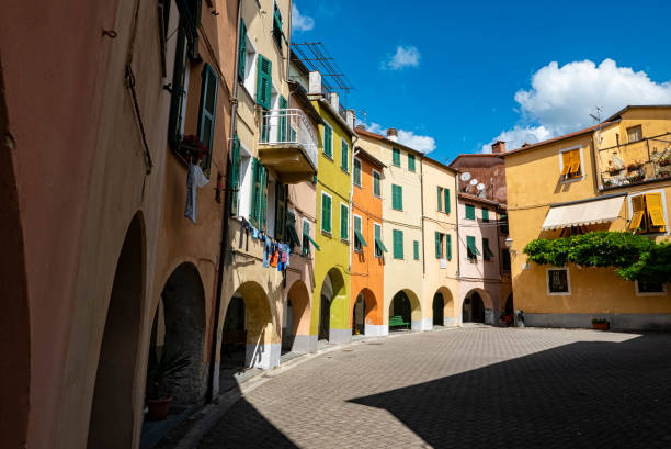 istock Colored buildings in Varese Ligure 1269544703