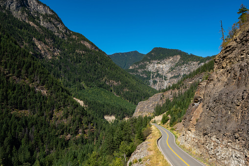 Road trip in beautiful British Columbia. Most scenic drives in Canada. Best drives in North America on Highway 99.