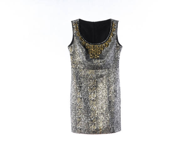 istock snakeskin dress isolated on white background 1269547855