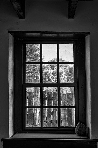 Window of an old farmhouse