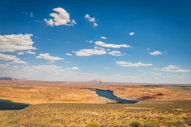 The Wahweap Overlook provides views of Lake Powell near Page, Arizona and into southern Utah.
