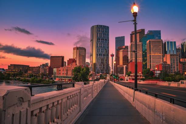 istock Road To Downtown Calgary At Dawn 1269562722