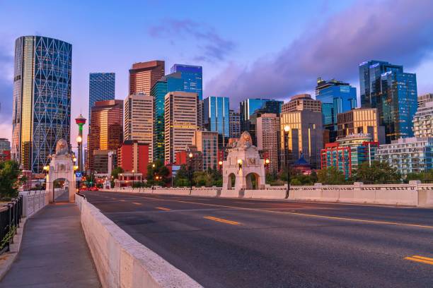 istock Road To Downtown Calgary At Dawn 1269562773