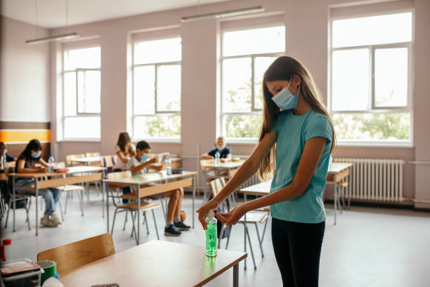 istock A Day at School - Hygiene 1269571405