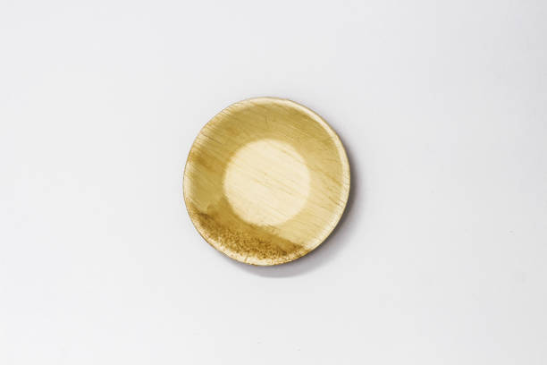 istock Round Areca Leaf Bowl, eco-friendly disposable cutlery. 1269573600