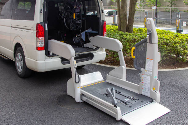 istock Welfare vehicle in nursing home 1269579733
