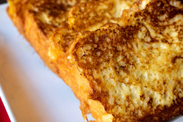 Homemade French Toast Made on Fresh Brioche