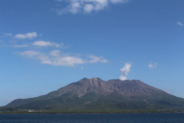 istock Sakurajima on a sunny day 1269598322