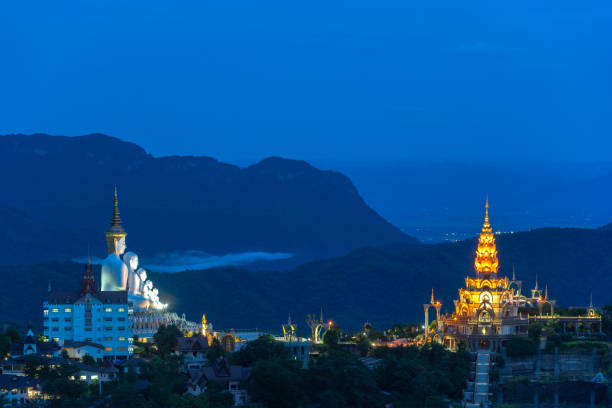 istock wat Phachonkeaw Khao Kho in twilight 1269601216