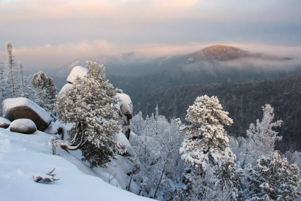 Stolby Nature Reserve, in English, `The Pillars` is a Russian strict nature reserve located 10 km south of the city of Krasnoyarsk, on the northwestern spurs of the Eastern Sayan Mountains.