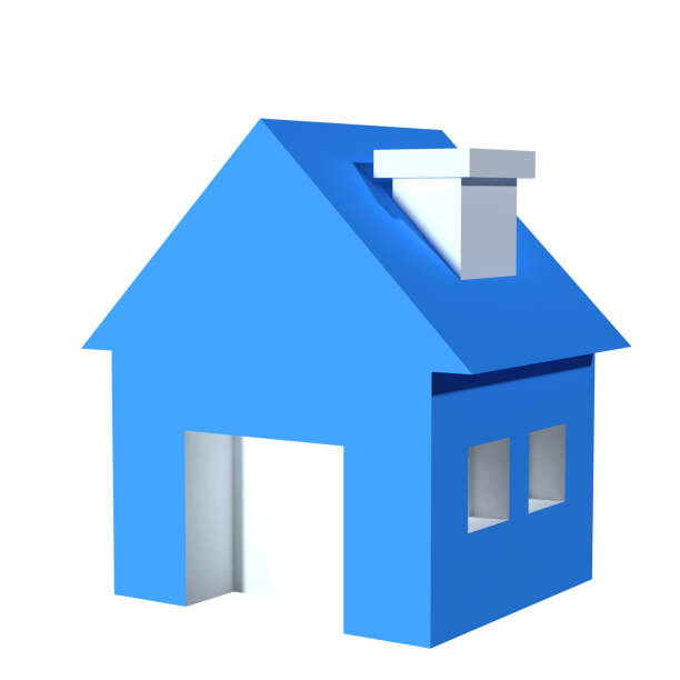 istock 3d render house icon isolated on white background 1269613479