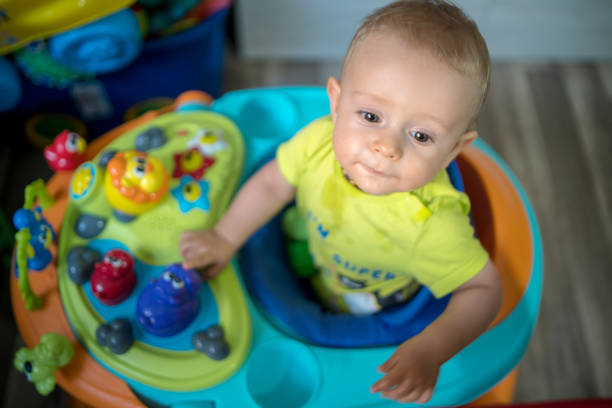 istock Baby in baby walker 1269615393